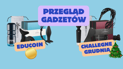 Przegląd gadzetów z Educoin i Challenge Grudnia