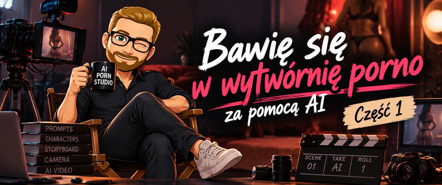 Kadr materiału: Bawię się w wytwórnię porno za pomocą AI - część 1