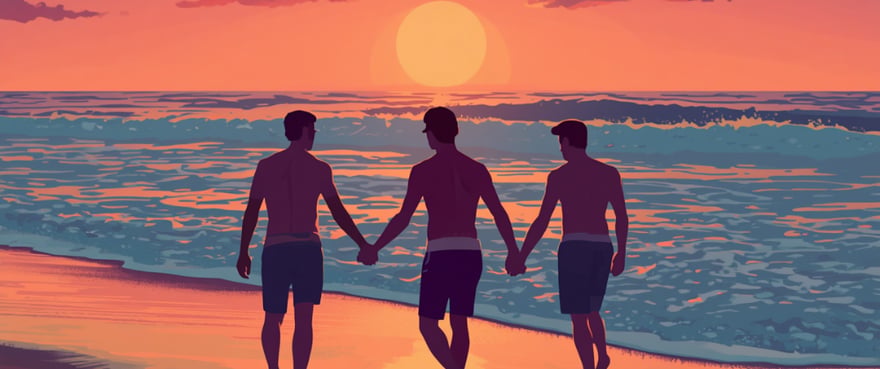 Kadr materiału: Monogamista w układzie trójkowym - jak to właściwie nazwać?